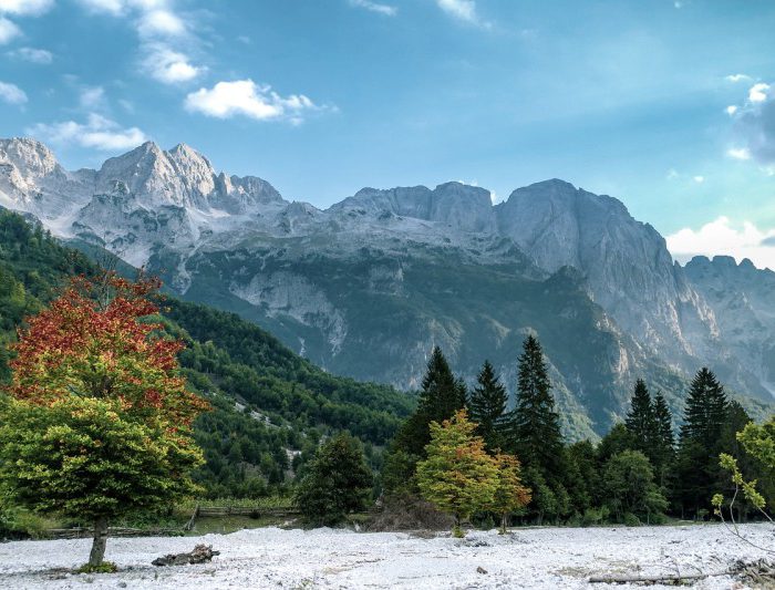 Pohoří Valbona v Albánii.
